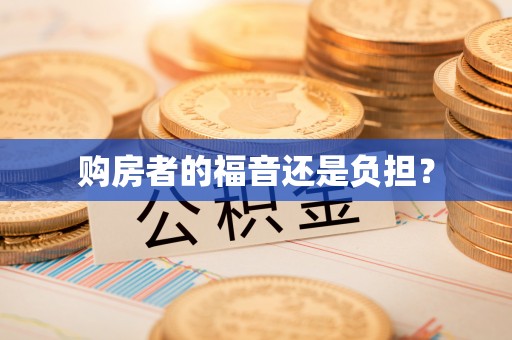 奎文购房者的福音还是负担？