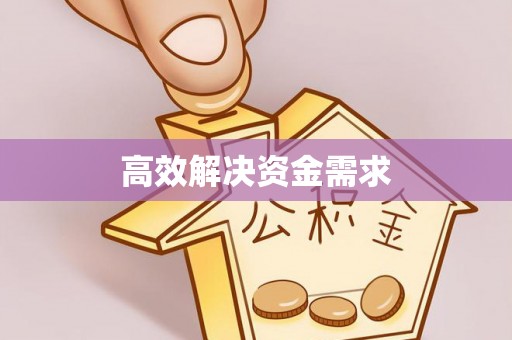 奎文高效解决资金需求