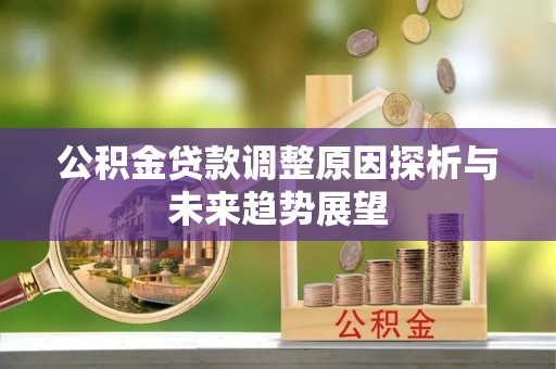 奎文公积金贷款调整原因探析与未来趋势展望