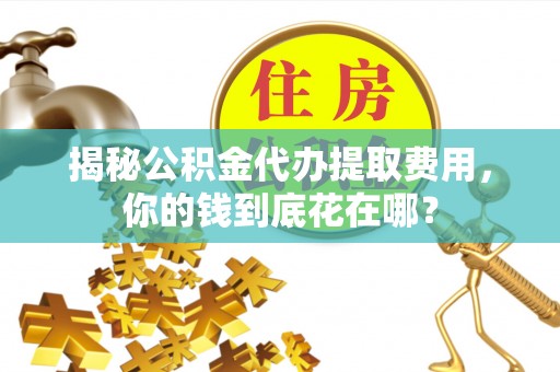 奎文揭秘公积金代办提取费用，你的钱到底花在哪？